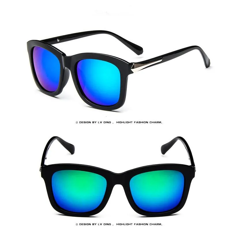 Retro Large Frame Sunglasses 2019 Luxury Brand Design Men's Women's Sunglasses Square Fashion Glasses Female Sunglasses UV400