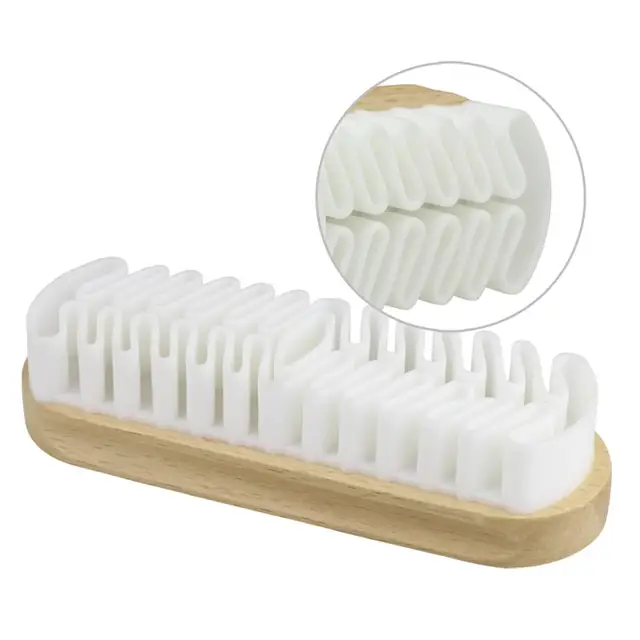 Spazzola in pelle Per Stivali di Camoscio Borse Scrubber Cleaner Bianco di Gomma Spazzola in pelle Per Stivali di Camoscio Borse Scrubber Cleaner Bianco di Gomma