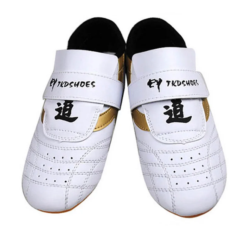 Taekwondo Shoes Breathable Wear Resistant Kickboxing Professional Tae Kwon Do Martial Arts Traning Sneaker Shoes Kids 