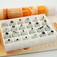 24 шт./компл. насадка для крем Кондитерская Боло Инструменты 304 Нержавеющая сталь окантовкой Обледенение Кондитерские крем насадки