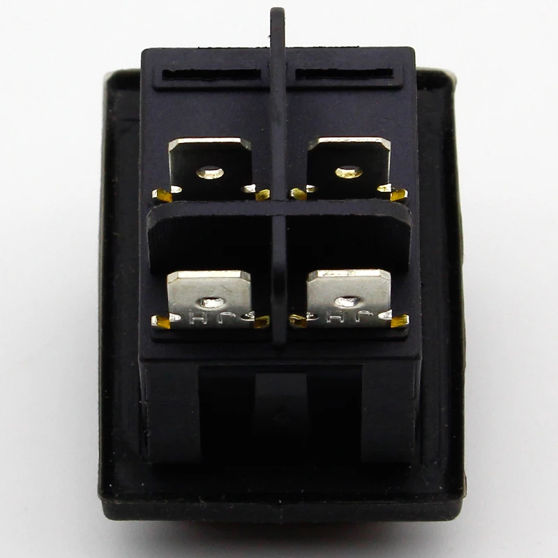 Красная водонепроницаемая фиксация Рокер тумблер IP55 4Pin 2 Позиции AC250V/16A