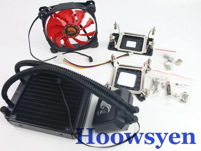 Cpu water cooling radiator set desktop computer one water cooled cpu