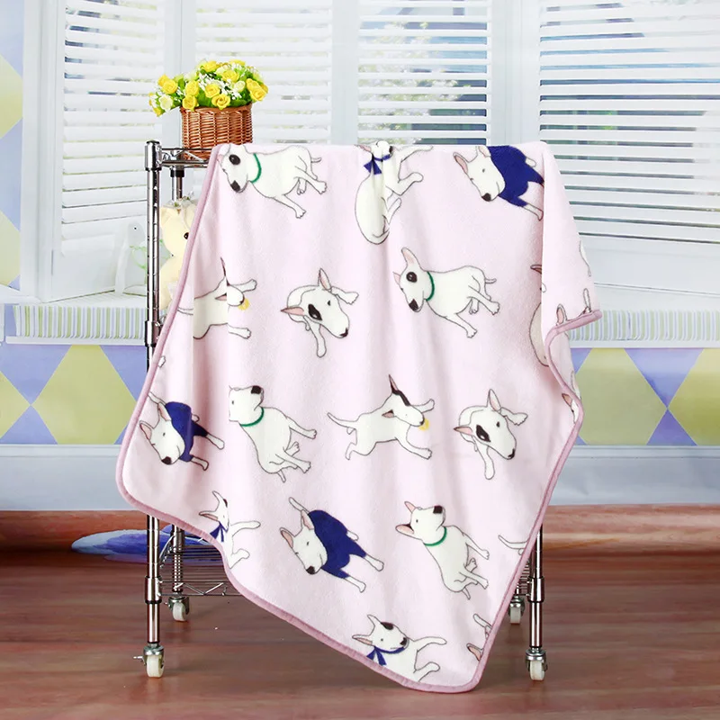 

Coral Blanket Travel/Nap/Beach Use Flannel Throw Blanket Coral Fleece Portable Blankie Swaddling Wrap for Strolling 100x75cm