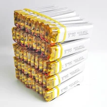 wholesale 50 pcs 3.7V 500mAh 601452 li polymer lithium ion rechargeable battery power for MP3 GPS PSP headset e-book camera