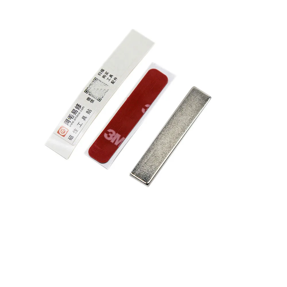

Amaoe 3 in 1 Magnetic Tool Sticker with 3M Tape Label Magnetic Wall Bar Repairing Making Helper for Lab Repairing Tools Making