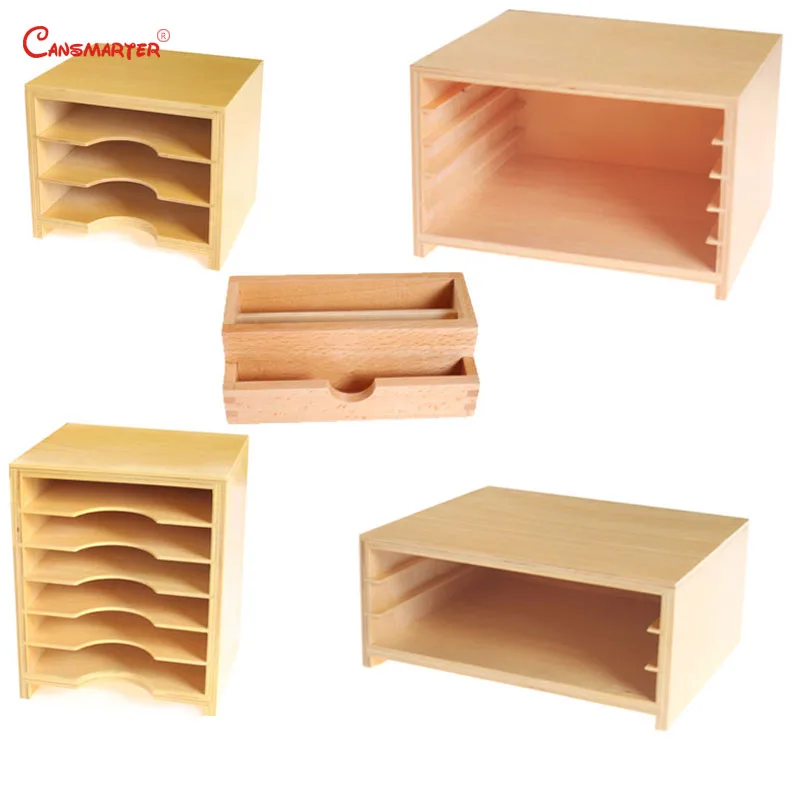 

Preschool Cabinet Box Montessori Toys Holding Baby Educational Games Children Teaching Toys Cabinet for Kids Home House BO059-3