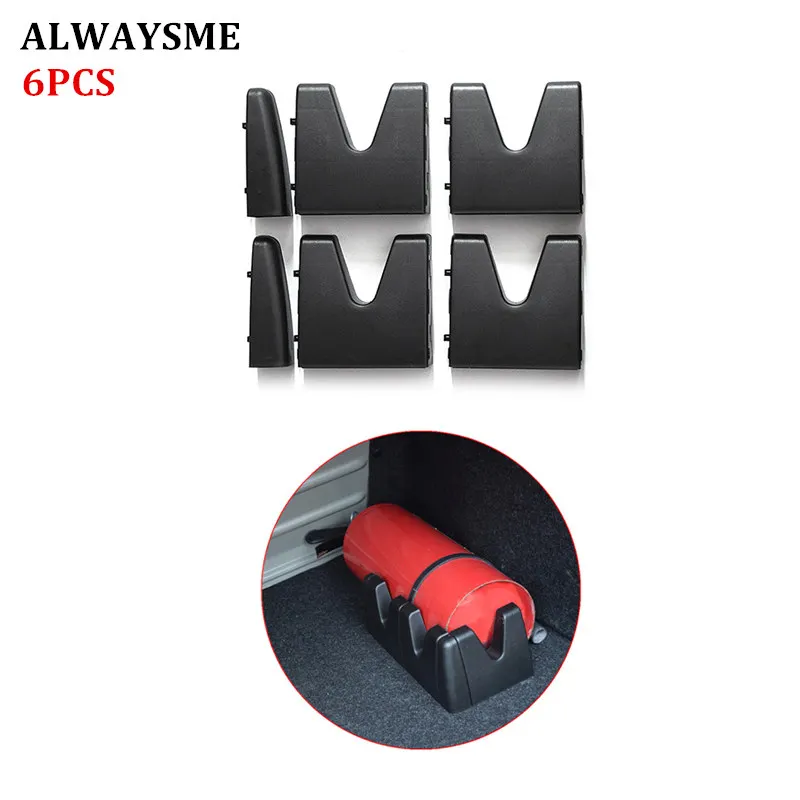 

ALWAYSME 6PCS/Set Universal Car Trunk Mounting Bracket Auto Fixed Rack Holder Car Roll-Over Bars & Cages