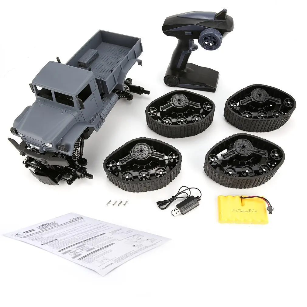 

ZEGAN ZG-C1231WS 1/12 4WD 2.4G Caterpillar ATV Vehicle Military Truck Off-Road Climber Crawler RC Car for Kids Children Gift