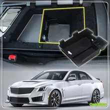 Автомобиль организатора для Cadillac ATS CTS 2014-2017/XT5 2016-2018/XTS 2013-2017 автомобиля центральный подлокотник коробка для хранения перчатки Чехол держатель