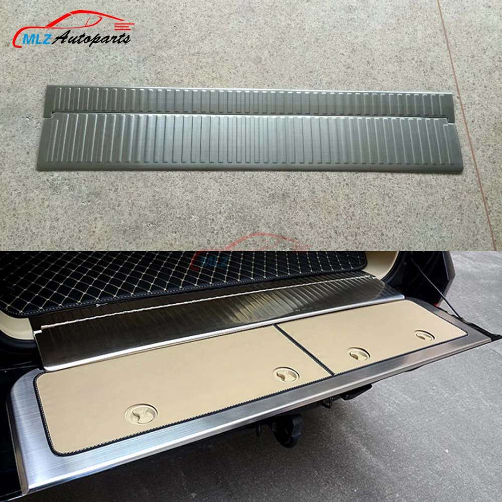 

Rear Bumper Protector Cover Trunk Guard Trim For Toyota Land Cruiser LC V8 FJ 200 LC200 2008 2009 2010 2011 2012 2013 2014 2015
