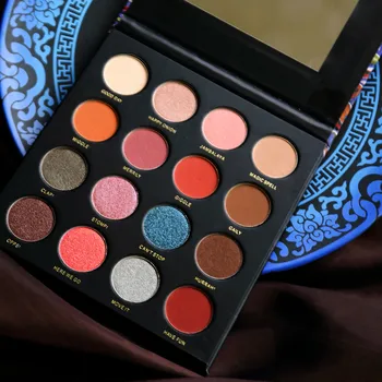 

In Stock Pearl Glitter Eye Shadow Powder Palette Matt Eyeshadow Cosmetic Makeup 16 Color maquiagem maquillaje Gift Dropshipping