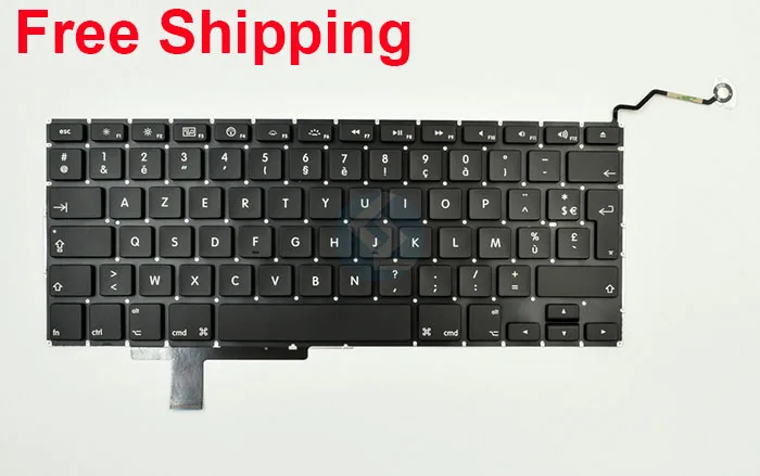 New Keyboard Replacement For Macbook Pro a1297 17-inch French FR Layout 09-11 AZERT | Компьютеры и офис