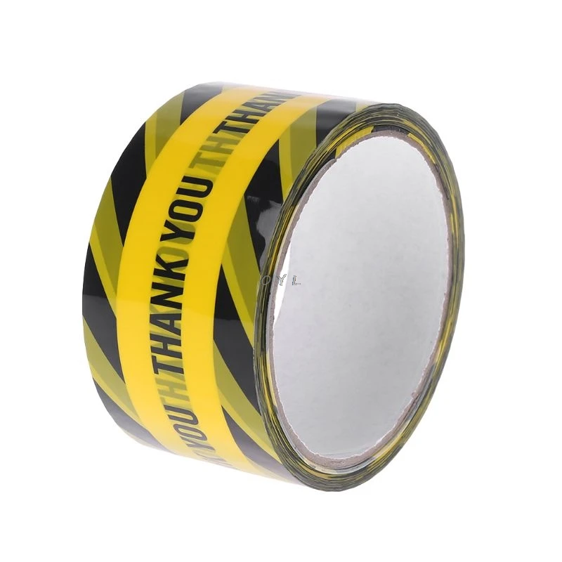 1 لفة 25 m الأصفر Opp أشرطة تحذير الحذر علامة سلامة العمل أشرطة لاصقة ملصق يدوي الصنع ل مول المدرسة مصنع