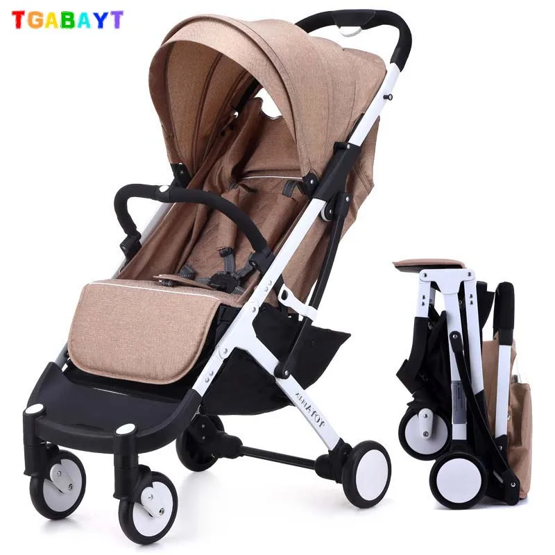 

YOYA PLUS baby strollers ultra-lightweight folding can sit can lie high landscape umbrella baby trolley summer and winter pram