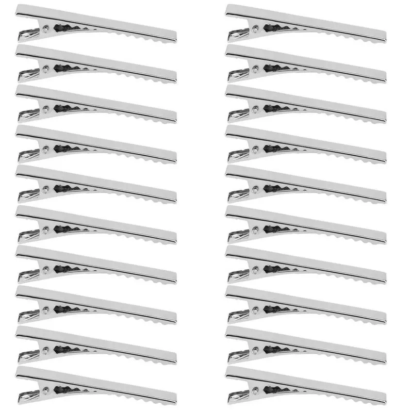 

2017 High Quality 20pcs 55mm Crocodile Alligator Teeth Clips Hair Bows Pinch DIY Accessories