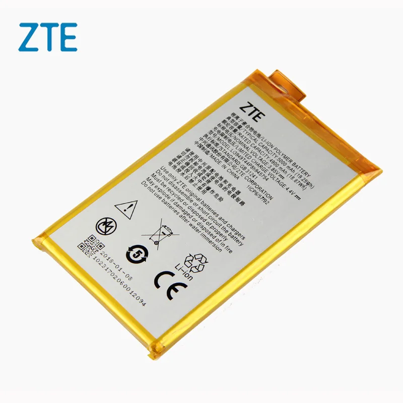 

Original ZTE Li3949T44P8h945754 Phone battery For ZTE Blade A610 Plus ZTE Blade A2 Plus BV0730 A2Plus 5000mAh