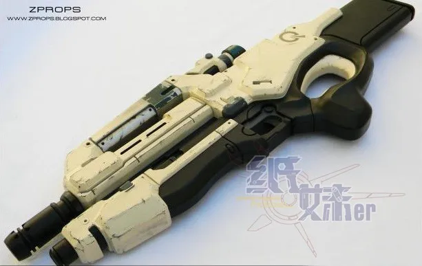 Mass Effect 3 M-96 Mattock Штурмовая винтовка 1:1 масштаб 3D бумажная модель ручной работы DIY детские игрушки для косплея