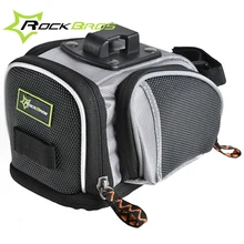 ROCKBROS Cycling Saddle Bags Mountain Road Bike MTB Seat Post Bag Fixed Gear Fixie Cycle Rear Bags Bicycle Accessories 3 Colors