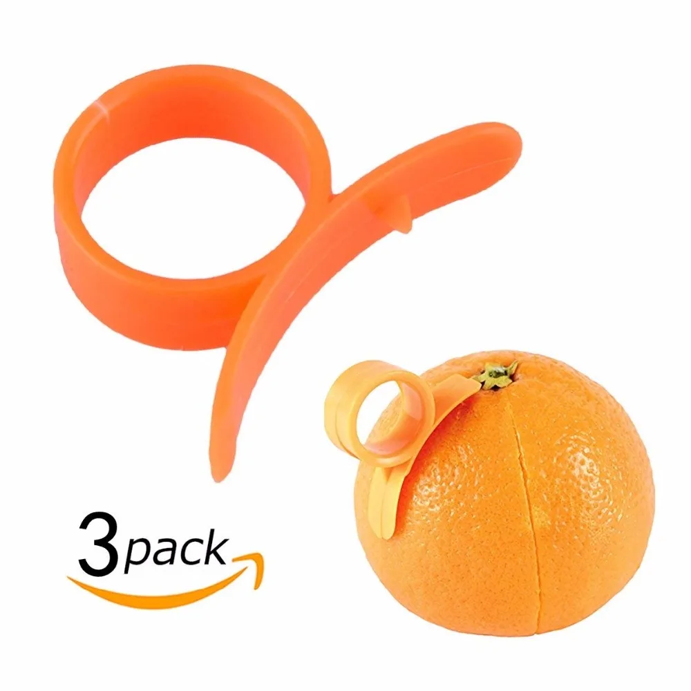 Description Picture 4 of item3Pcs/lot Citrus Parer Peeler Orange Lemon Lime Peeler Remover - Kitchen Tools Orange Opening Device Orange Stripper