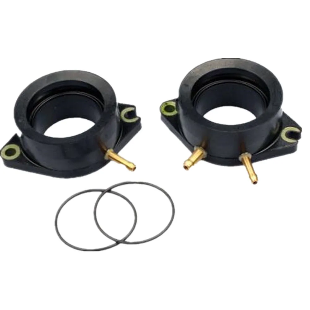 

2X Carburetor Interface Intake outlet Manifold Adapter Insulator For Yamaha XV750 XV 750 Virago 4FY/4PW 1992 - 1997 1993 1994
