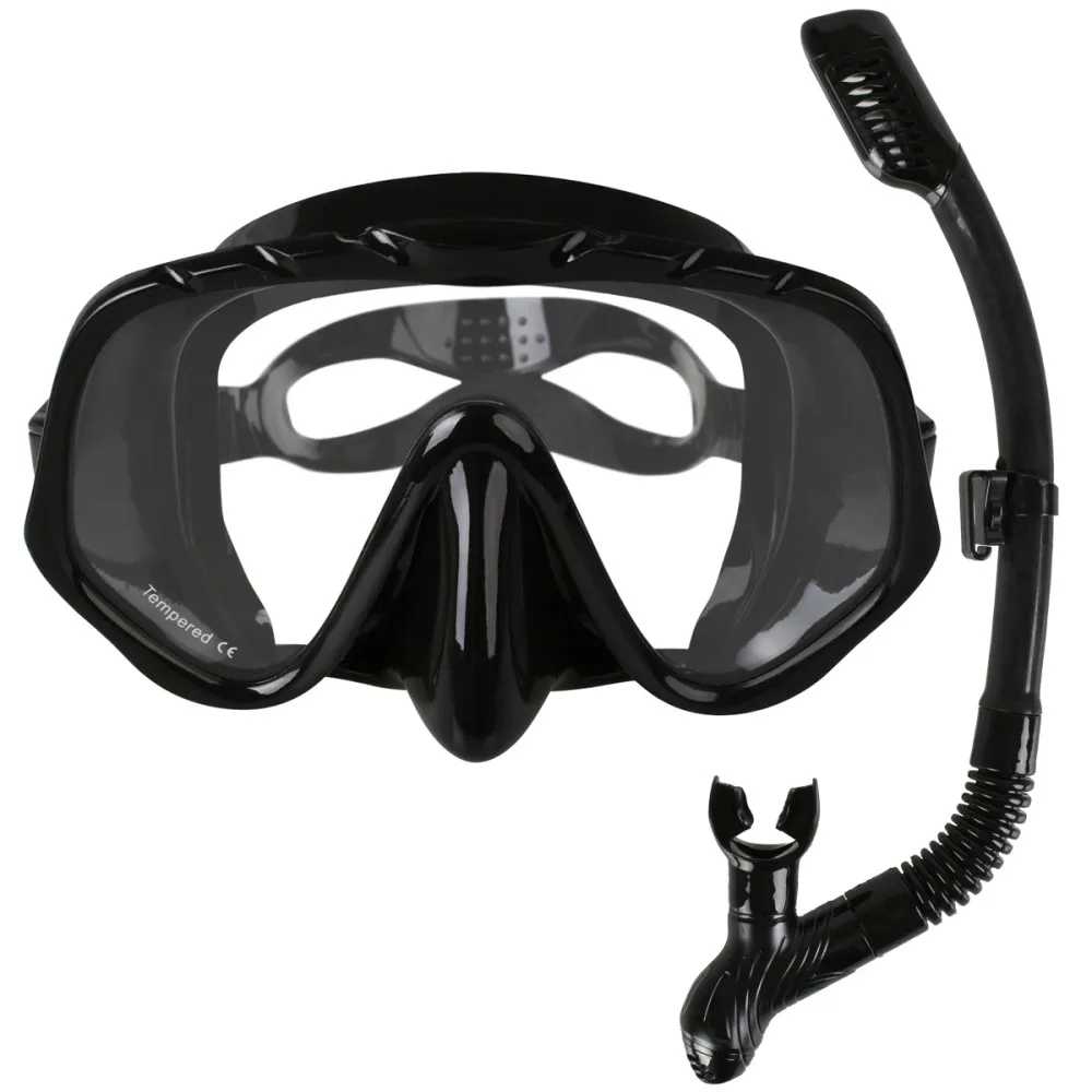 Copozz Brand Professional Skuba Diving Mask Goggles Wide Vision Watersports Equipment With Anti-fog One-piece lens Underwater Outdoor and Sports Water Sports
