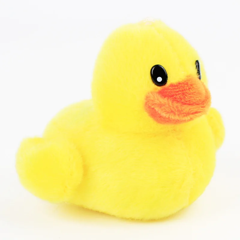 FopPet 2017 New Yellow Plush Down Duck Toys Stuffed PP Cotton Squeak