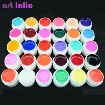 Art lalic 1 Pc 4ml Pure Colors UV Gel Nail Manicure for LED UV Lamp Solid Gel Varnish