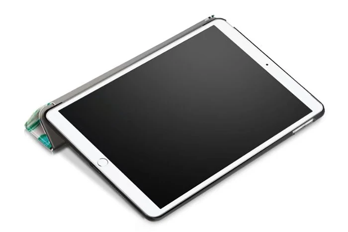 Для Apple iPad Pro 10 5 &quotMQDY2CH/A A1701 ультра тонкий трехслойный стенд Умный кожаный чехол