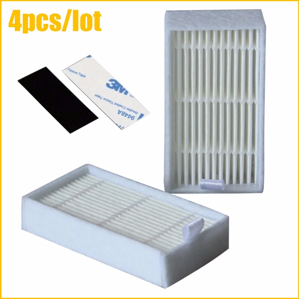 

4pcs Vacuum Cleaner Filters HEPA Filter for ECOVACS CR130 cr120 CEN540 CHUWI V3 iLife X5 V5 V3+ V5PRO CEN250 ML009 Cleaner Parts