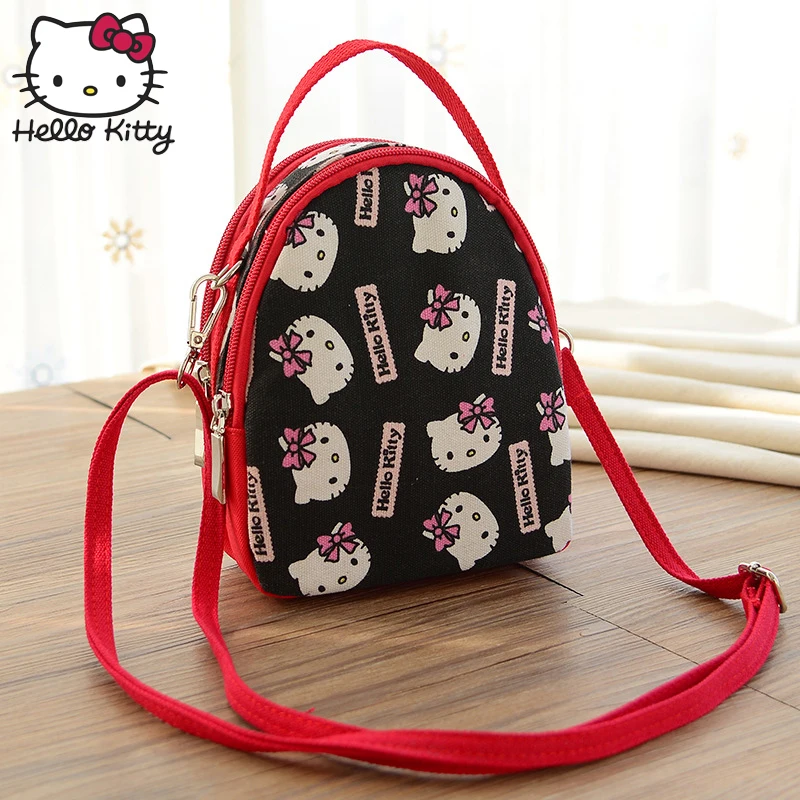 

Hello Kitty Cute Cartoon Hand Bag 2019 New Women Single Shoulder High Quality Canvas Girl Schoolbag Shoulder Plush Backpack Girl