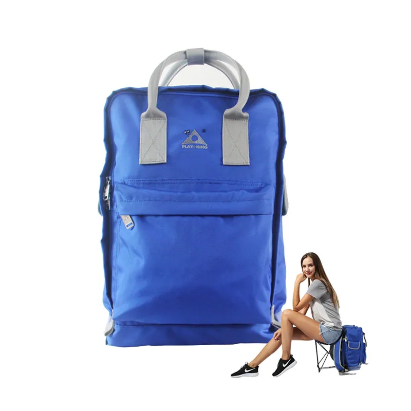 

NEW Fishing Steel Stool Chair Bag Outdoor Sports Multi-function Backpack Hiking Travel Waterproof Folding Shoulder Bag