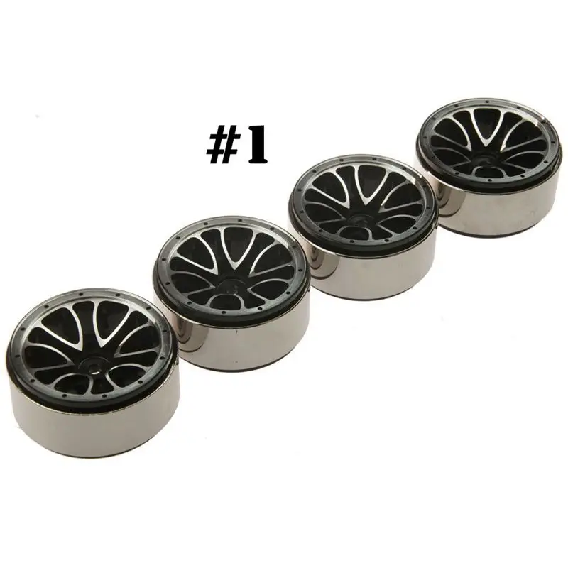 4 Style 4Pcs/lot 1/10 RC Car 1.9&quot Beadlock Heavy Duty Alloy Crawler Wheel Rims For SCX10 CC01 F350 D90 90034 90035 Wraith | Игрушки и