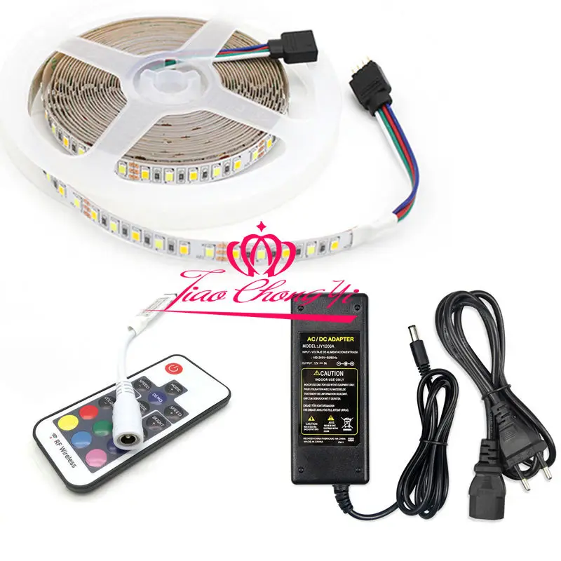 

5M Double White +Warm White 2835 LED Strip light +17Key controller+12V power