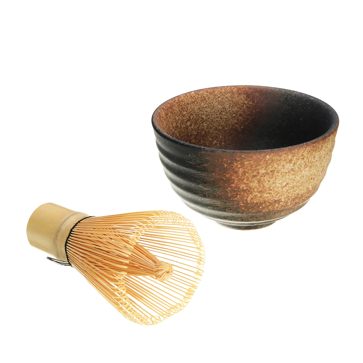 

3pcs/set Bamboo Matcha Whisk Chashaku Scoop Stir Matcha Ceramic Tea Bowl Chasen Japanese Style Teaware Tea Tool Set