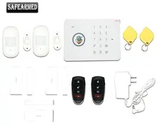 Safearmed 433Mhz JOAN G5 GSM SMS Home Burglar Security Alarm System with RFID Tag ,access control smoke sensor