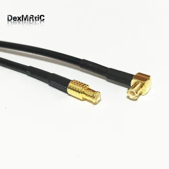 

New MCX Male Straight Switch MCX Male Right Angle Jumper Cable RG174 Wholesale 20CM/50CM/100CM for Wireless Card