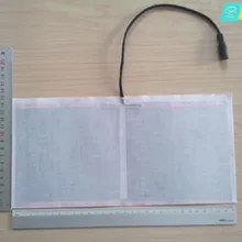 12 В нагревательная ткань/Подушка нагревательный лист/многофункциональный нагревательный лист/листовая электротехническая сталь/15*30 см+ Регулируемый источник питания