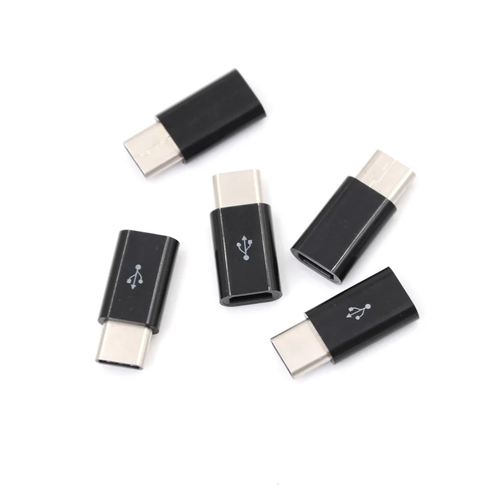 5 шт./лот, USB кабель, USB-C, 3,1 Тип C, штекер, микро USB, женский, адаптеры, конвертер, кабели для мобильных телефонов, для Macbook, Nokia, Nexus