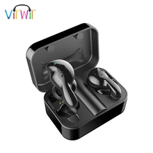 

VirWir Bluetooth 5.0 Earbuds TWS True Wireless earphone stereo Hi-Fi Earbud Waterproof Bluetooth Headset with mic charging box