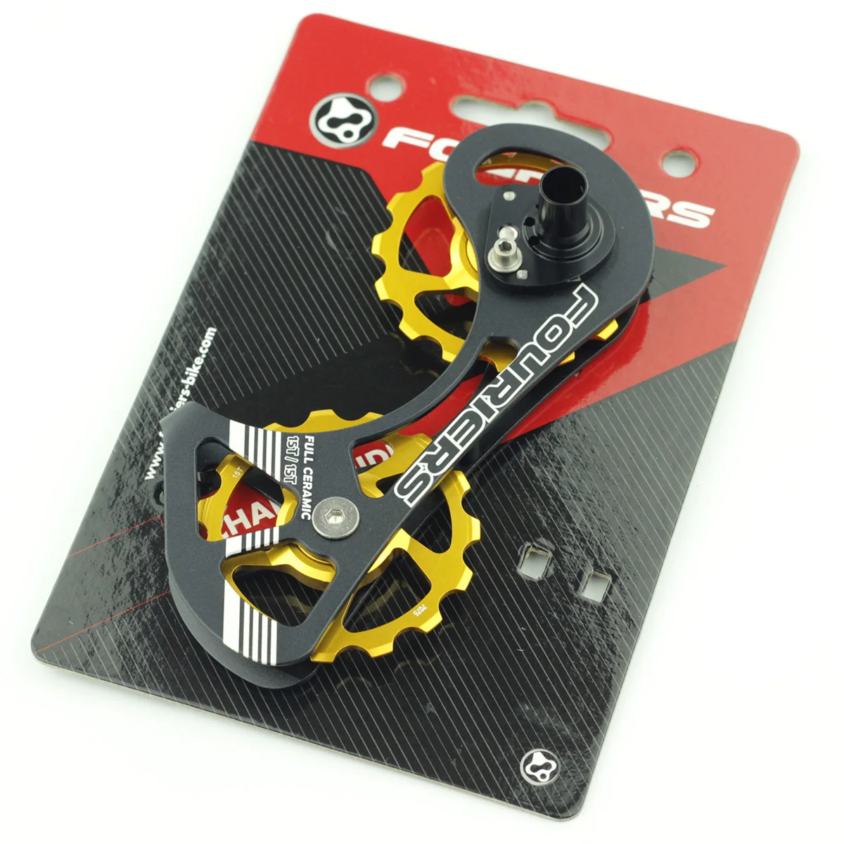 Fouriers de cerámica carretera bicicleta desviador trasero polea rueda jaula 15 T transmisión para Dura Ace 9000 9070 Ultegra 6800, 6870 Fouriers de cerámica carretera bicicleta desviador trasero polea rueda jaula 15 T transmisión para Dura Ace 9000 9070 Ultegra 6800, 6870