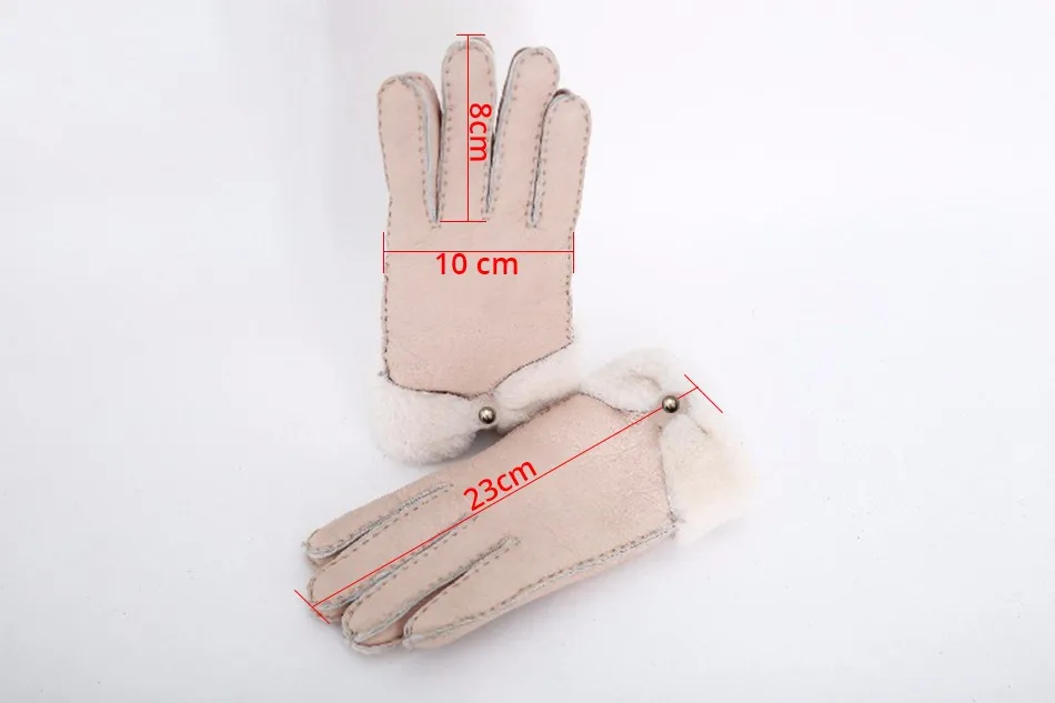 Новый promotio2016 перчатки овец меховые перчатки женский ручной бренд моды рукавицы зимы женщин варежки женские перчатки кожаные перчатки