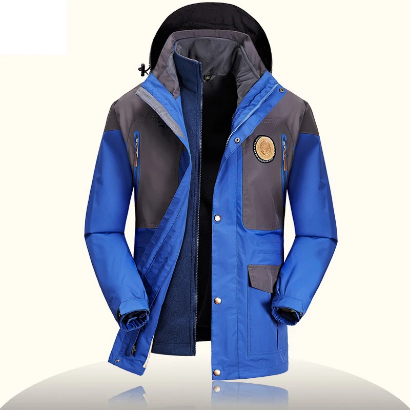 Brand AFS JEEP Windbreaker Jacket Fleece Liner Detachable Windproof