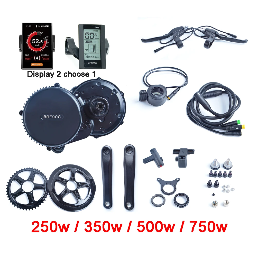Best 36V 250W/350W/500W 48V 500W/750W/1000W Electric Bicycle/Bike Ebike Conversion Kit Bafang BBS01 BBS02 BBS03/BBSHD Mid Drive Motor 17
