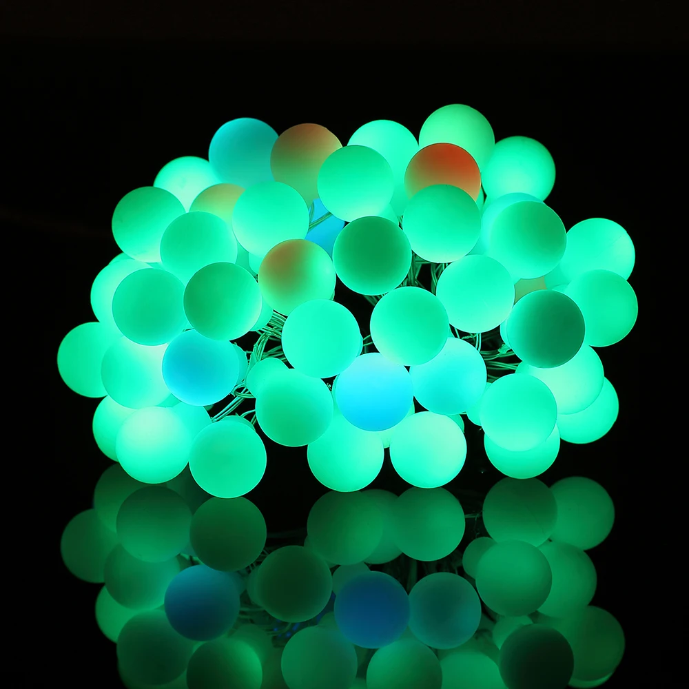 AGM USB декоративные светодиодный шар декоративная светящаяся гирлянда светильник светодиодный гирлянда хлопок шарики Фея светодиодный