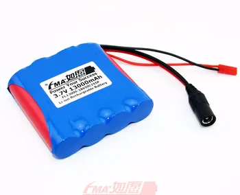 

Li-ion Battery 3.7V 13000mAh by 18650 2600mAh 5 cells to 1S5P PCM inside