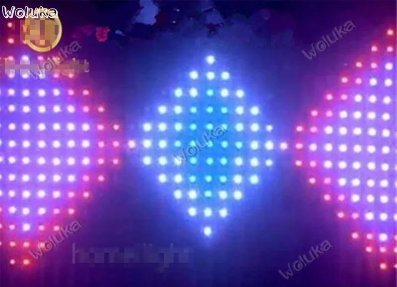 

Video Curtain Background cloth P10cm RGB 3 in 1 LED Display Video Curtain for Stage Backdrop CD50 W03
