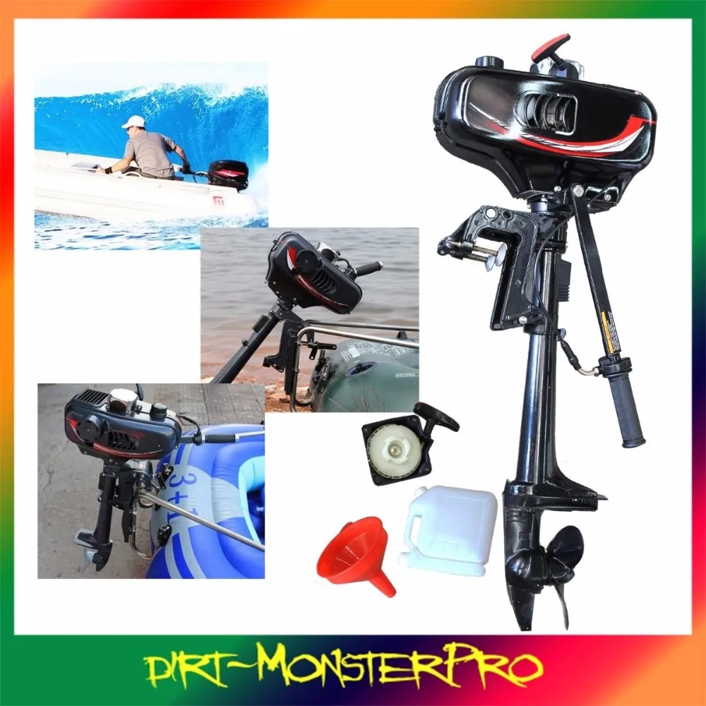

New 3.5HP Portable Outboard Motor Boat Engine 2 Stroke With Water Cooling System