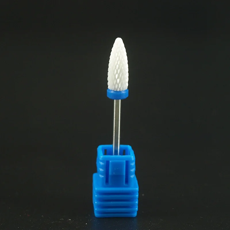 

1*M Bullet Ceramic Nail Drill Bit Electric Manicure Machine Accessories Nail Art Tools Electric Manicure Cutter Nail Files