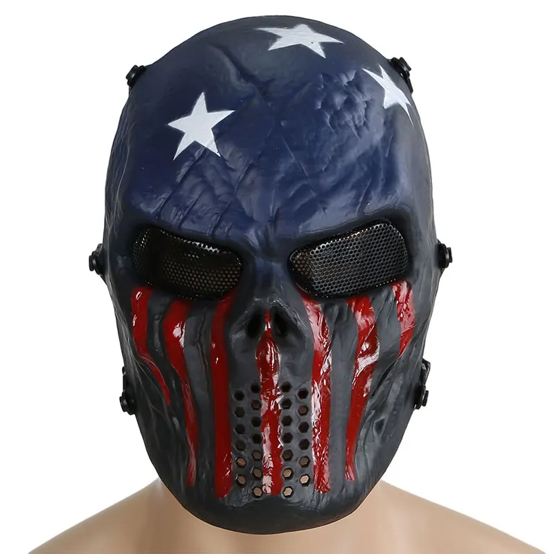 Тактический военный страйкбол Пейнтбол M06 Череп Призрак защитный полный маска CS Wargame Хэллоуин Косплэй вечерние капитан
