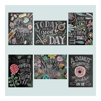 

Full Square 5D Diy Diamond Embroidery Chalkboard Painting Mosaic Crafts DIY Diamond Painting Kitchen Picture Of Rhinestones